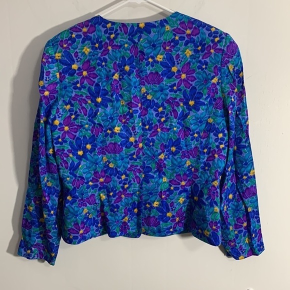 Adrianna Papell 100% Silk Lined Blazer, Size 14, great condition - Picture 4 of 5